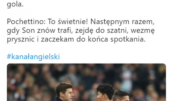 MISTRZOWSKA odpowiedź Pochettino... :D